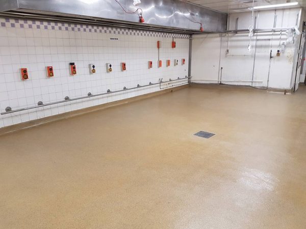 KFC Mangere Terrazzite Floor completed